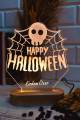 Kişiye Özel Happy Halloween Tasarımlı 3D Led Lamba