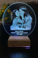 Anneler Günü Hediyesi Fotoğraflı 3 Boyutlu Gece Lambası 3D Lamba Fotoğraflı Hediye Anneye Hediye Gece Lambası