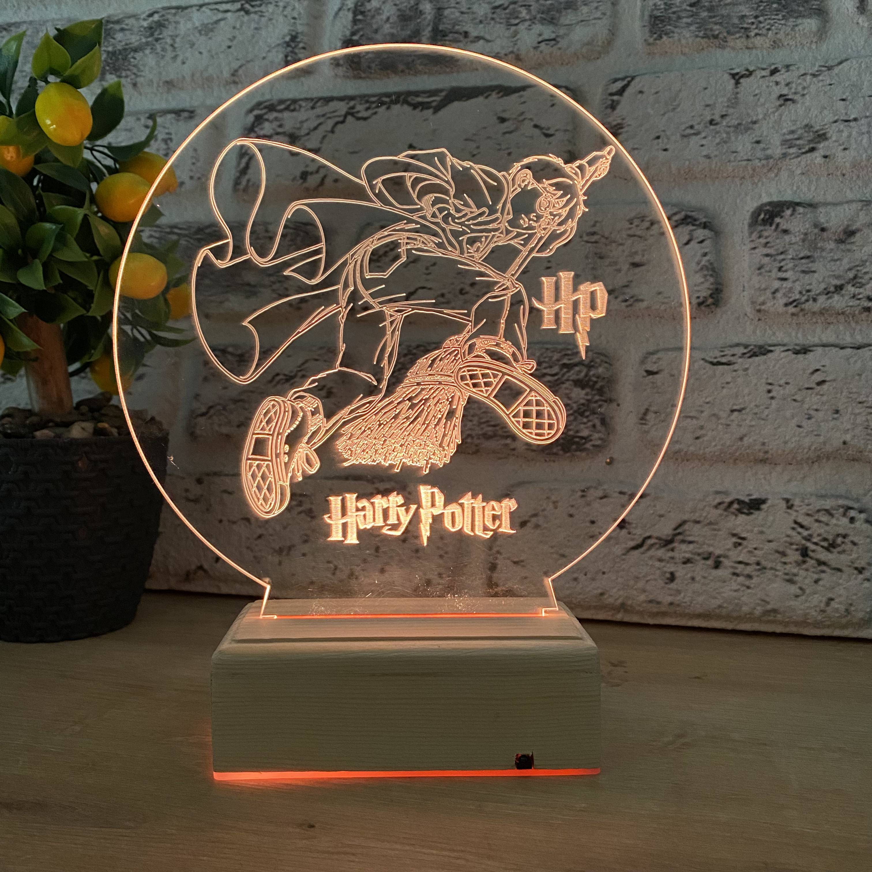 Harry Potter 3D Led 16 Renkli Gece Lambası