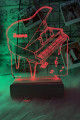 Kişiye Özel Piyano 3D Gece Lambası Müzik Öğretmenine Hediye