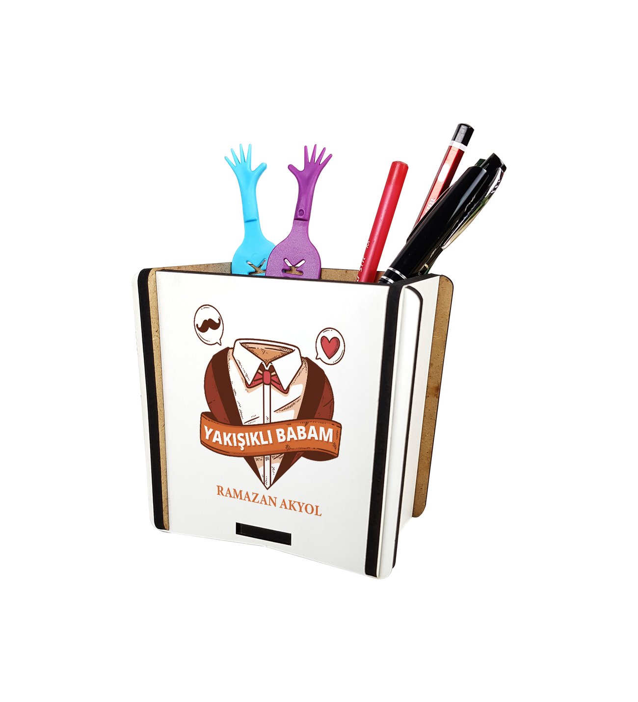 Yakışıklı Babam İsme Özel Kalemlik Yakışıklı Babam İsme Özel Kalemlik