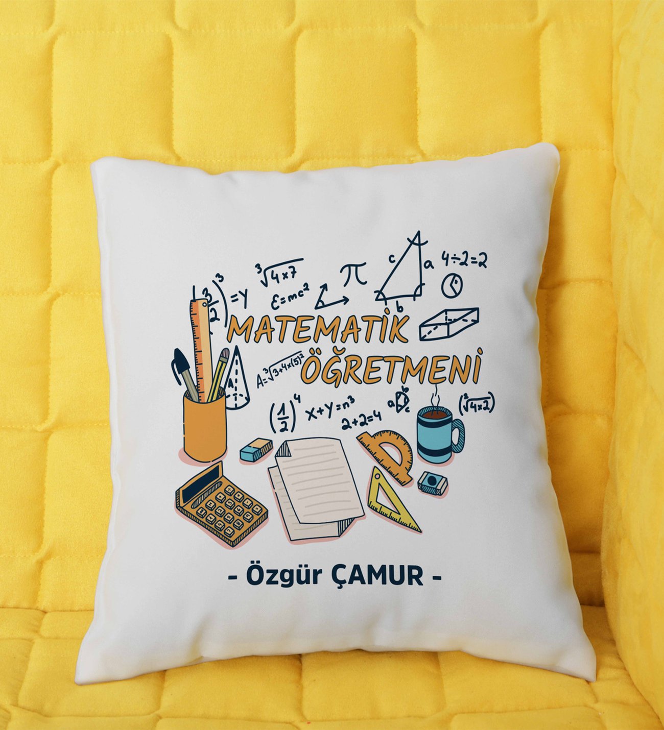 Matematik Öğretmenine Hediye Yastık