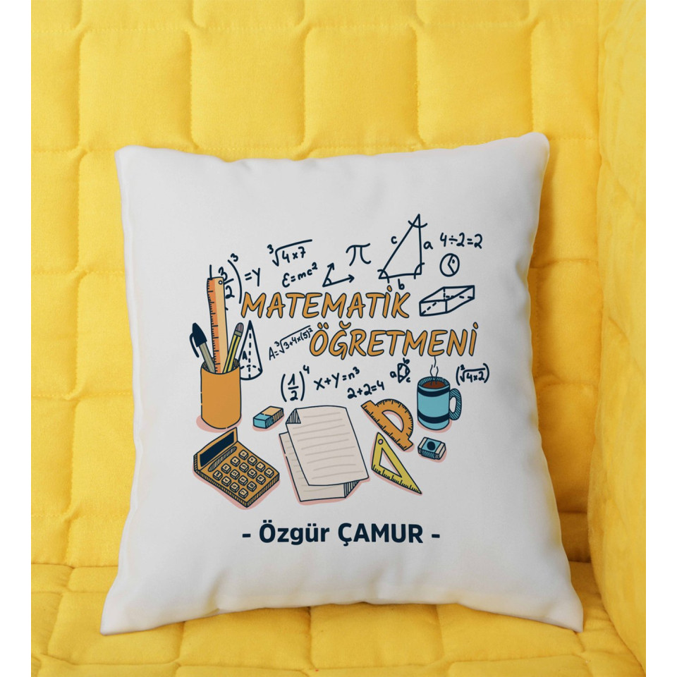 Matematik Öğretmenine Hediye Yastık