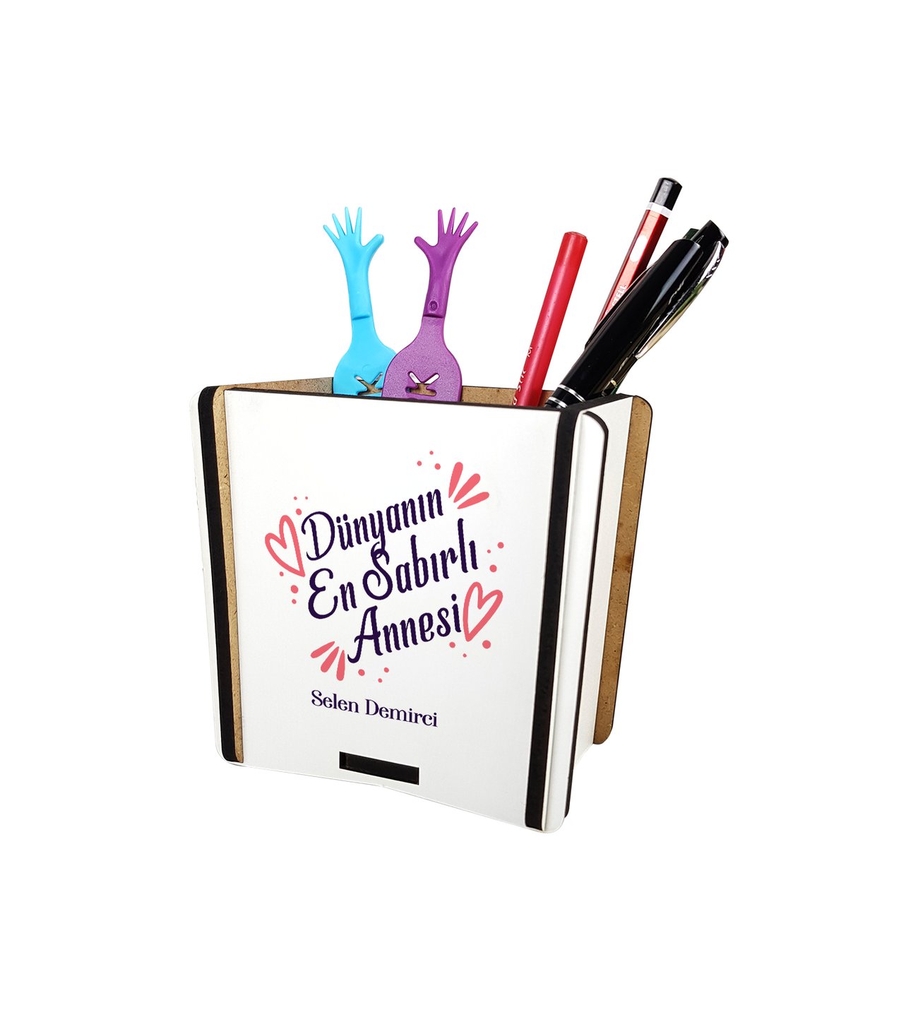 Dünyanın En Sabırlı Annesi İsme Özel Ahşap Kalemlik Dünyanın En Sabırlı Annesi İsme Özel Ahşap Kalemlik