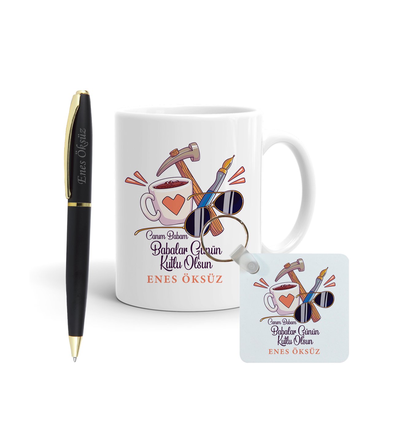 Babalar Günün Kutlu Olsun Kalem Seti Babalar Günün Kutlu Olsun Kalem Seti