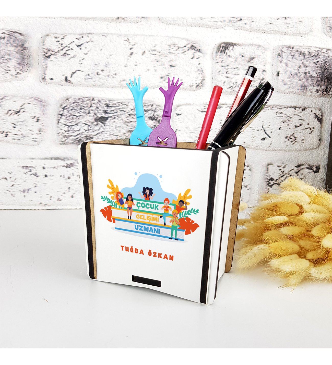 Çocuk Gelişimi Uzmanına Hediye Ahşap Kalemlik Çocuk Gelişimi Uzmanına Hediye Ahşap Kalemlik