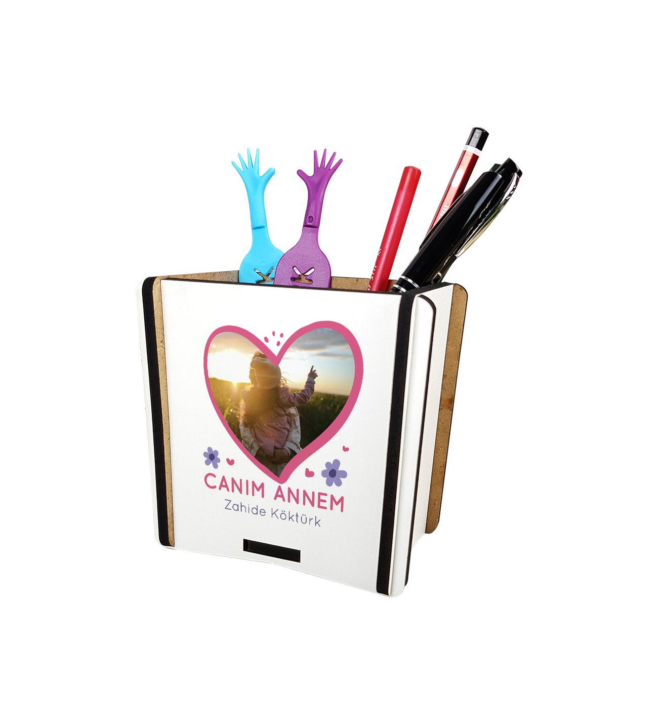 Kişiye Özel Fotoğraflı Canım Annem Kalemlik Kişiye Özel Fotoğraflı Canım Annem Kalemlik