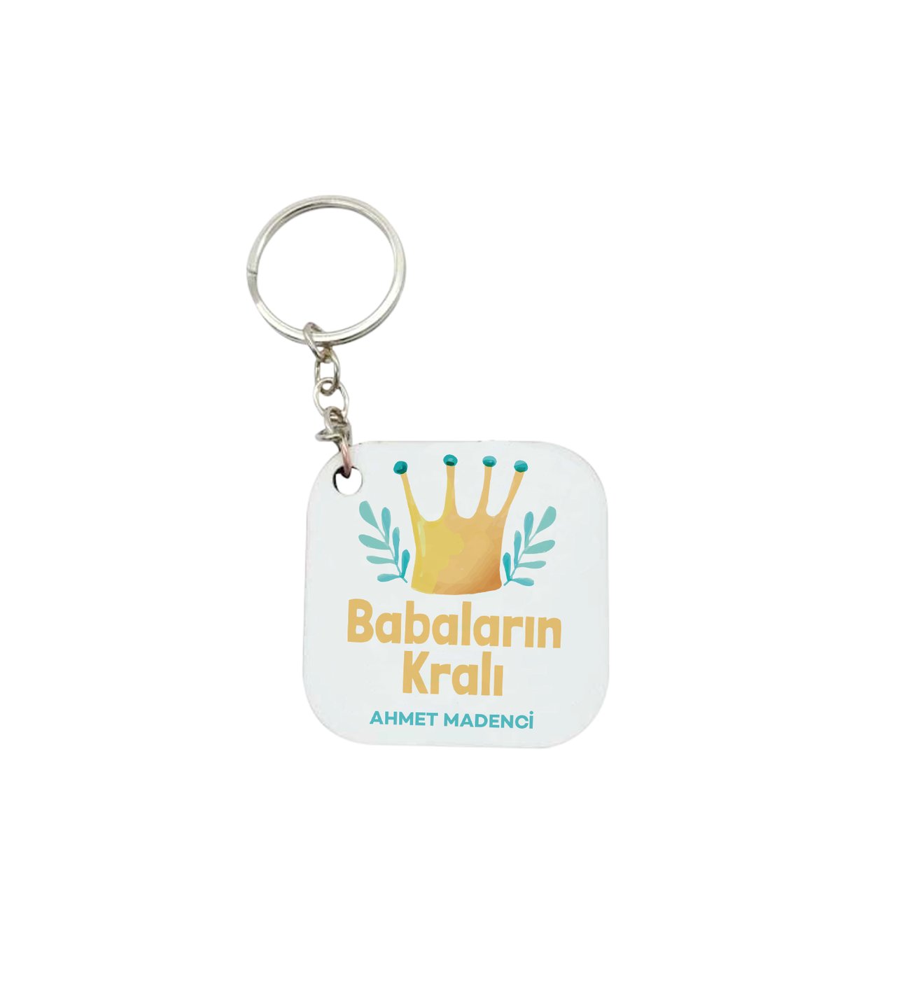 Babalar Günü Hediyesi Babaların Kralı Anahtarlık