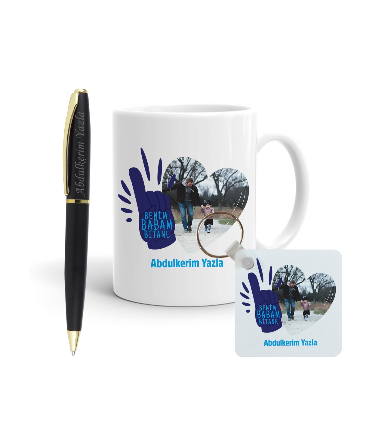 Benim Babam Bitane Kişiye Özel Kalem Hediye Seti