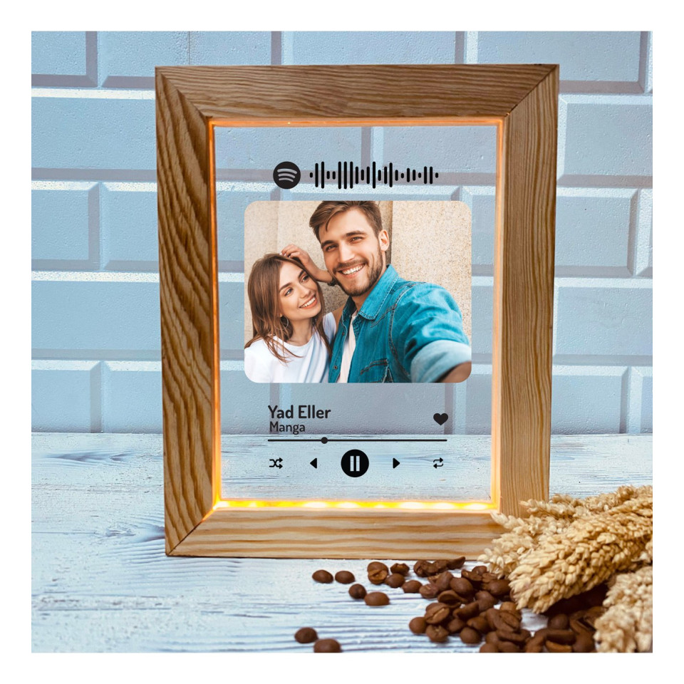 Kişiye Özel Sevgiliye Hediye Fotoğraf Baskılı Çerçeve