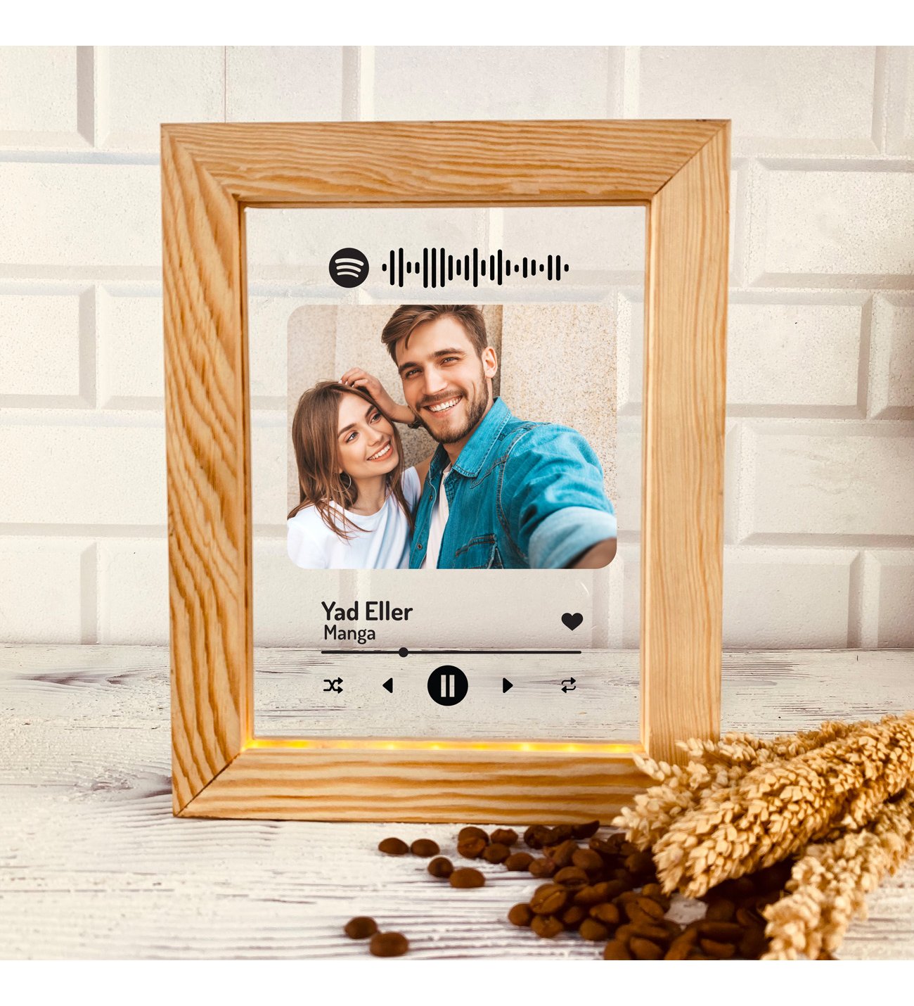 Kişiye Özel Sevgiliye Hediye Fotoğraf Baskılı Çerçeve