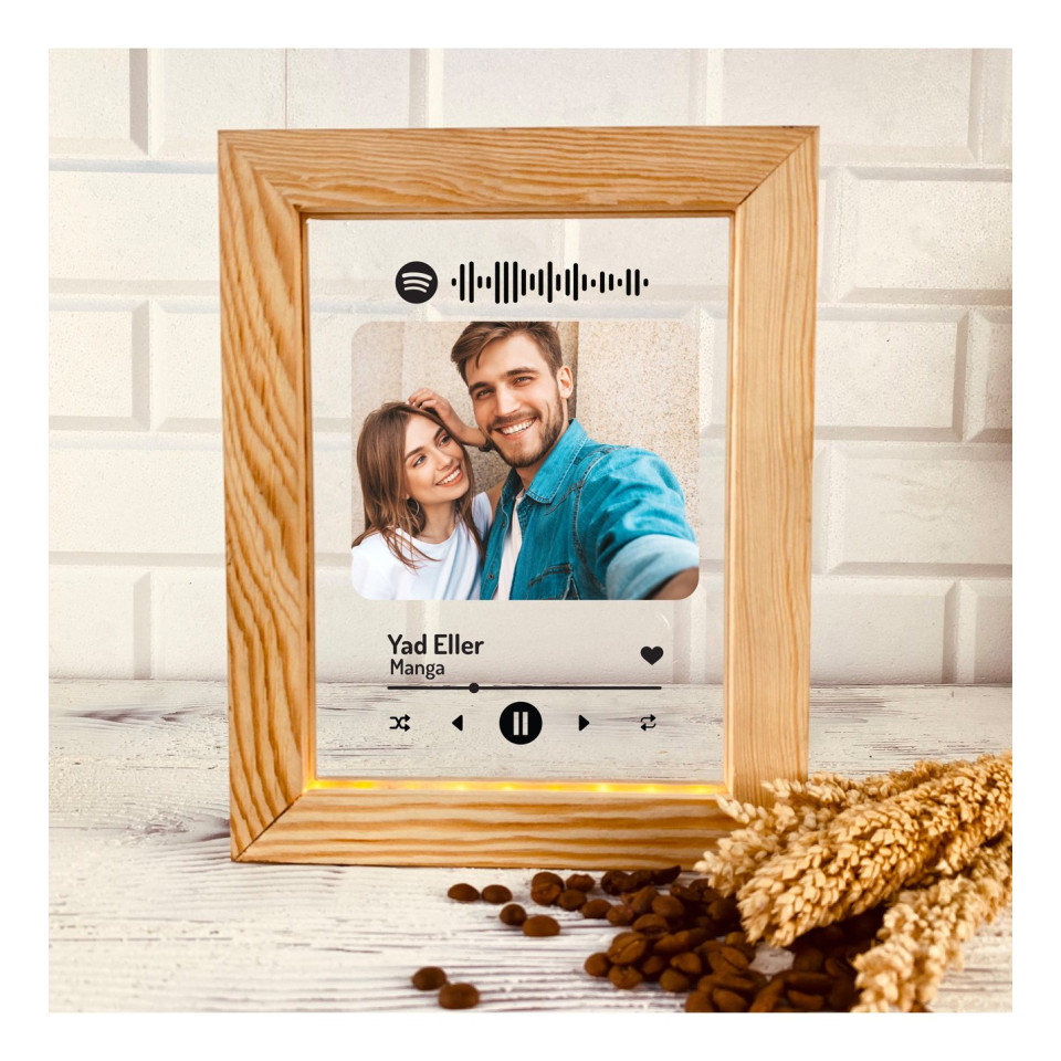 Kişiye Özel Sevgiliye Hediye Fotoğraf Baskılı Çerçeve