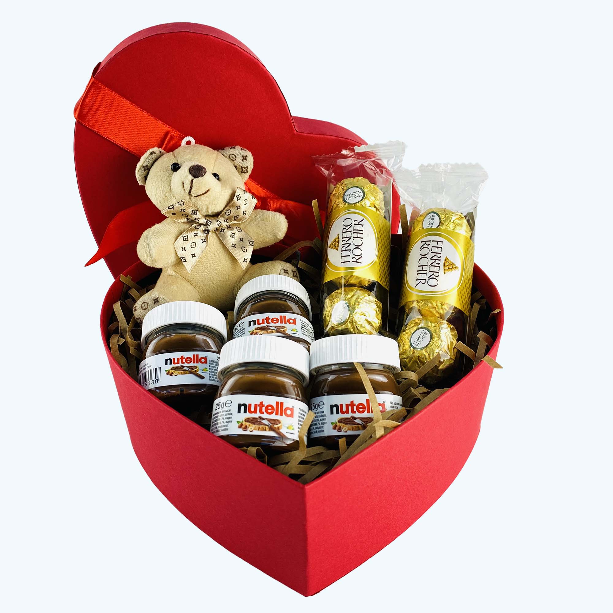 Sevgiliye Hediye Nutella Aşk Sepeti