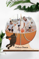 Kişiye Özel Babaya Hediye Basketbol Sevenlere Özel Fotoğraflı Ahşap Biblo