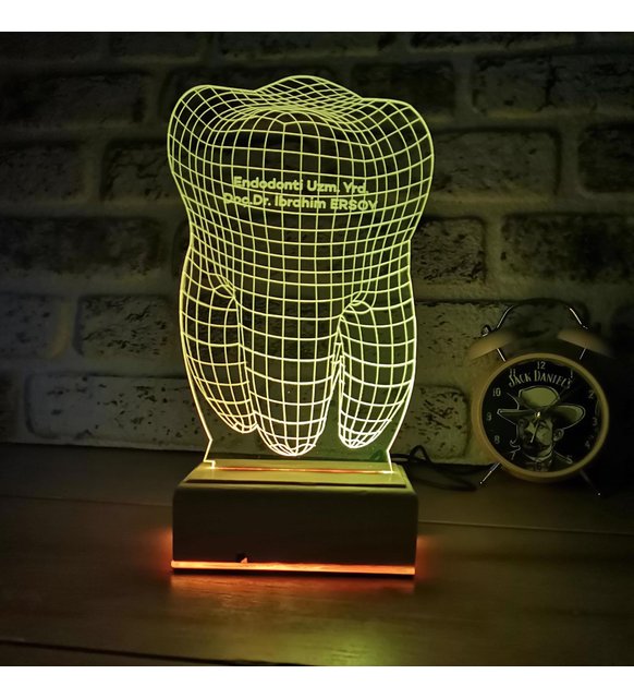 Diş Hekimine Hediye Led Lamba 16 Renkli Led Gece Lambası