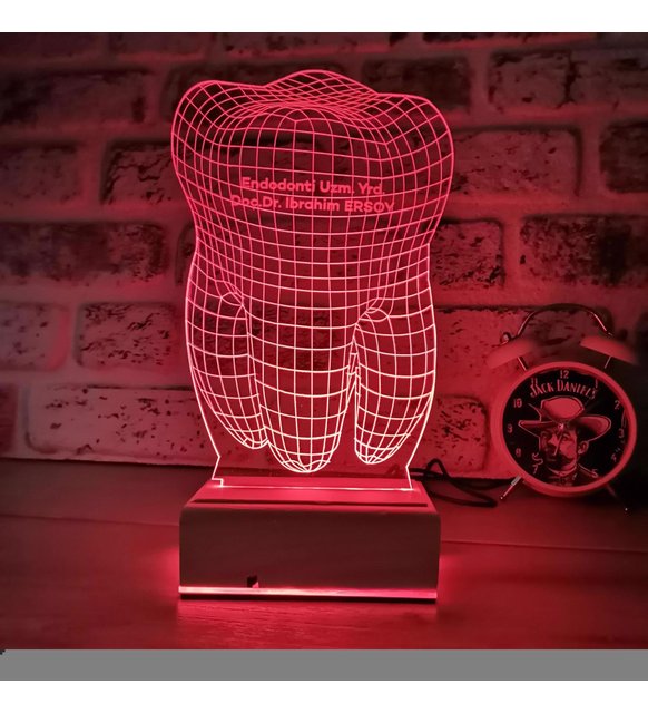 Diş Hekimine Hediye Led Lamba 16 Renkli Led Gece Lambası