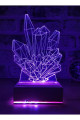 Kişiye Özel 3D Tasarım Geometrik Kristal Led Lamba