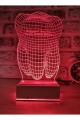 Kişiye Özel Diş Doktoruna Hediye 3D Diş Tasarım Rgb Gece Lambası Doktora Hediye Gece Lambası