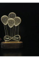 Kişiye Özel Doğum Günü Hediyesi Balon Tasarım Gece Lambası 3D Masa Lambası