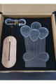 Kişiye Özel Doğum Günü Hediyesi Balon Tasarım Gece Lambası 3D Masa Lambası