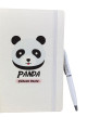 Kişiye Özel Sevdiklerinize En Güzel Hediye Sevimli Panda Defter, Kalem Seti