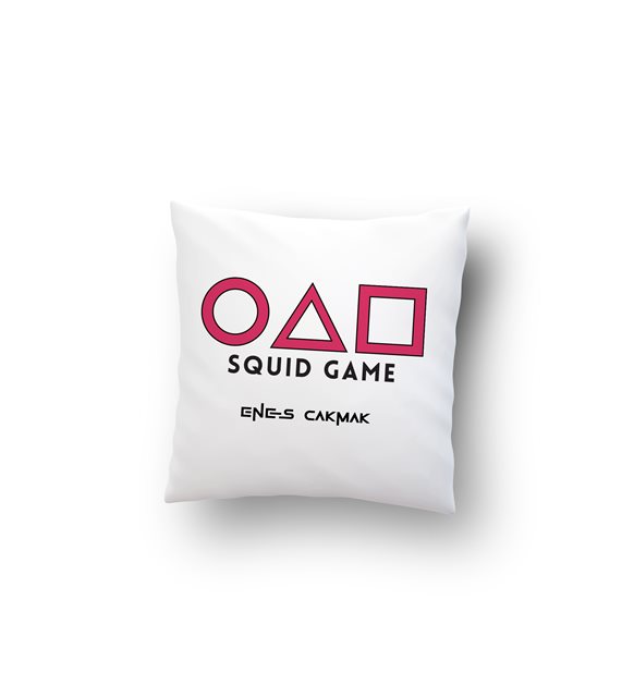 Squid Game Tasarımlı Kişiye Özel Yastık