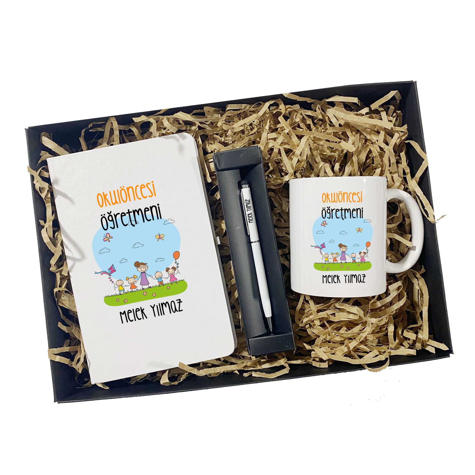 Defter Kalem Bardak Seti 